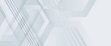 Beyaz, modern ve basit, şekilli, soyut bir sanat vektörü. Arkaplan sunumu, arkaplan, duvar kağıdı, afiş, broşür, web düzeni ve kapak için