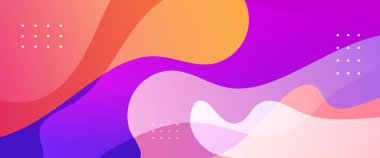 Renkli vektör gradyan soyut yaratıcı afiş dalga şekilli, minimal ve basit moda tarzında. Sunumlar, el ilanları, posterler, arkaplan, yıllık rapor, davetiyeler için vektör tasarımı