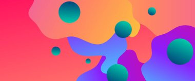 Basit geometrik şekilli renkli vektör soyut afişi. Kapak tasarımı, kitap tasarımı, poster, CD kapağı, broşür, web sitesi arka planı veya reklam için