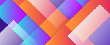 Renkli asgari geometrik şekil soyut afiş. İş afişi, resmi arkaplan, prestijli kupon, lüks davet, duvar kağıdı ve arka plan için