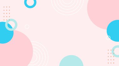 Canlı Renkler ve Şekillerle Geometrik Soyut Desen. Kalın Geometrik Şekiller ve Canlı Renkler içeren canlı bir Soyut Desen