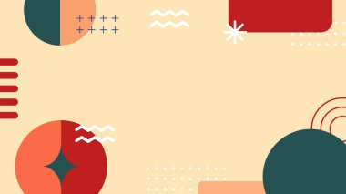 Geometrik arka plan şekilleri ile