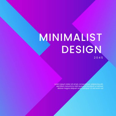 Mavi ve Mor Menekşe Gradyan Geometrik Şekiller Arkaplanı. Posta, Arkaplan, Banner, Ad, Promo, Davetiye, Etc İçin İdeal