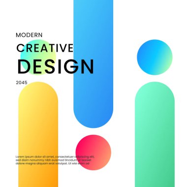 Renkli Gradyan Arkaplan Modern Tasarım Posta, Arkaplan, Sancak, Ad, Promo, Davetiye, Etc