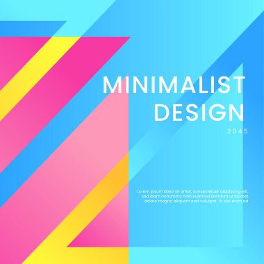 Mavi Sarı ve Pembe Modern Soyut Arkaplan Posta, Arkaplan, Banner, Ad, Promo, Davetiye, Etc