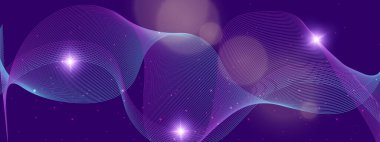 Canlı Arkaplanda Soyut Renkli Dalga