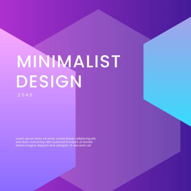 Mor Violet ve Mavi Şık Geometrik Arkaplan Posta, Arkaplan, Banner, Ad, Promo, Davetiye, Etc