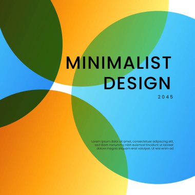 Beyaz Mavi ve Turuncu Gradyan Geometrik Şekiller Arkaplanı. Posta, Arkaplan, Banner, Ad, Promo, Davetiye, Etc İçin İdeal