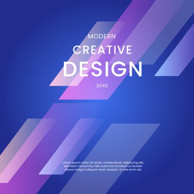 Mavi ve Mor Menekşe Geometrik Arkaplan Gradyanlar Posta, Arkaplan, Banner, Ad, Promo, Davetiye, Etc