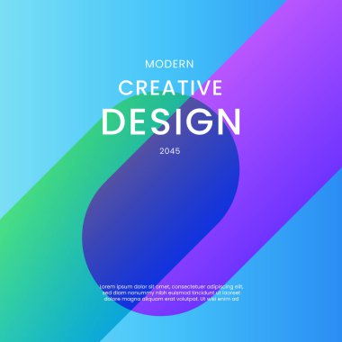 Blue Green ve Purple Violet Gradient Modern Tasarım Posta, Arkaplan, Banner, Ad, Promo, Davetiye, Etc