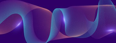 Akan Neon girdapları ve parıltıları olan soyut bir arkaplan. Yaratıcı ve Teknolojik Temalar İçin Mükemmel