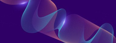 Arkaplanda Parlayan Soyut Dalgalar