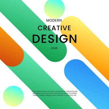 Renkli Gradyan Arkaplan Modern Tasarım Posta, Arkaplan, Sancak, Ad, Promo, Davetiye, Etc