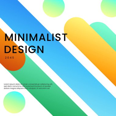 Renkli Soyut Modern Arkaplan Posta, Arkaplan, Banner, Ad, Promo, Davetiye, Etc