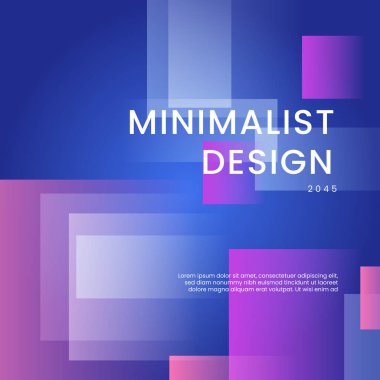 Mavi ve Mor Menekşe Gradyan Geometrik Şekiller Arkaplanı. Posta, Arkaplan, Banner, Ad, Promo, Davetiye, Etc İçin İdeal