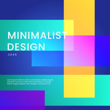 Renkli Arkaplan Minimalist Gradyan Stili Posta, Arkaplan, Banner, Ad, Promo, Davetiye, Etc için İdeal