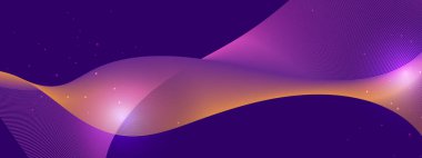 Canlı Arkaplanda Soyut Renkli Dalga