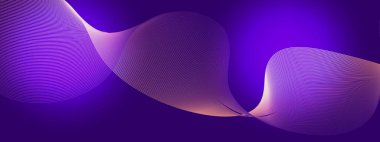 Arkaplanda Canlı Soyut Işık Dalgaları