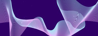 Akan Neon girdapları ve parıltıları olan soyut bir arkaplan. Yaratıcı ve Teknolojik Temalar İçin Mükemmel