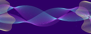 Akan Neon girdapları ve parıltıları olan soyut bir arkaplan. Yaratıcı ve Teknolojik Temalar İçin Mükemmel