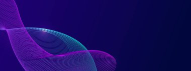 Arkaplanda Parlayan Soyut Dalgalar