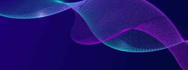 Akan Neon girdapları ve parıltıları olan soyut bir arkaplan. Yaratıcı ve Teknolojik Temalar İçin Mükemmel