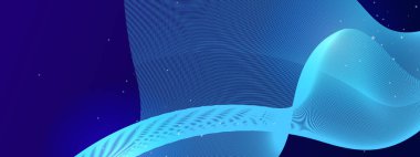 Arkaplanda Parlayan Soyut Dalgalar