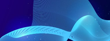 Akan Neon girdapları ve parıltıları olan soyut bir arkaplan. Yaratıcı ve Teknolojik Temalar İçin Mükemmel