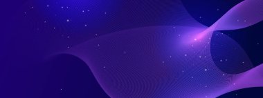 Renkli Soyut Dalga Arkaplan Modern Teknolojisi