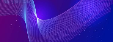 Zengin Bir Arkaplanda Canlı Soyut Dalga Tasarımı, Dinamik ve Fütürist Bir His Oluşturma, Dijital Sanat, Arkaplan ve Yaratıcı Projeler İçin Mükemmel