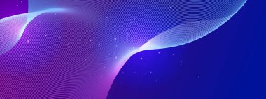 Arkaplanda Canlı Soyut Işık Dalgaları