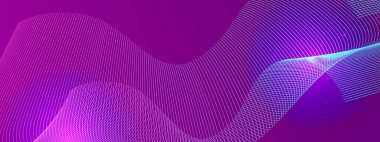 Arkaplanda Canlı Soyut Işık Dalgaları