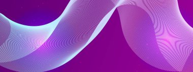 Arkaplanda Parlayan Soyut Dalgalar