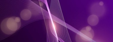 Arkaplanda Canlı Soyut Işık Dalgaları