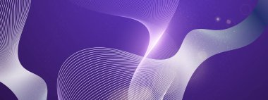 Arkaplanda Canlı Soyut Işık Dalgaları