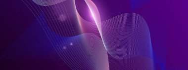 Canlı Arkaplanda Soyut Renkli Dalga