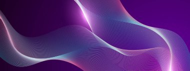 Teknoloji arka planında soyut Akışkan Dalga Tasarımı. Dijital Sanat Sunumları, Yaratıcı Projeler ve Tasarım İlhamları için Mükemmel