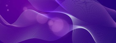 Renkli Soyut Dalga Arkaplan Modern Teknolojisi