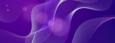 Arkaplanda Canlı Soyut Işık Dalgaları