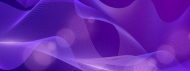 Karanlık Arkaplanda Soyut Renkli Dalga Deseni