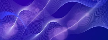 Canlı Akan Işık Dalgaları ile Soyut Arkaplan. Teknoloji, fütüristik temalar ve yaratıcı projeler için ideal.