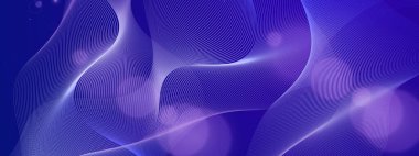 Arkaplanda Canlı Soyut Işık Dalgaları