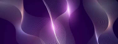 Canlı Arkaplanda Soyut Renkli Dalga