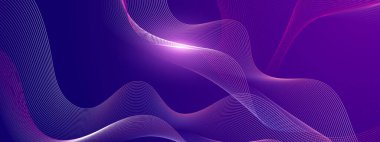 Canlı Arkaplanda Soyut Renkli Dalga