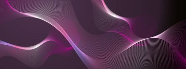 Zengin Bir Arkaplanda Canlı Soyut Dalga Tasarımı, Dinamik ve Fütürist Bir His Oluşturma, Dijital Sanat, Arkaplan ve Yaratıcı Projeler İçin Mükemmel