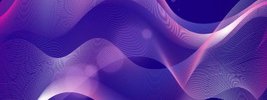 Teknoloji arka planında soyut Akışkan Dalga Tasarımı. Dijital Sanat Sunumları, Yaratıcı Projeler ve Tasarım İlhamları için Mükemmel