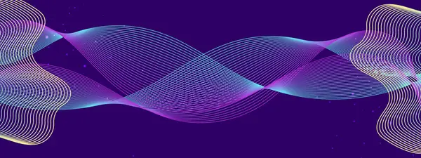 Akan Neon girdapları ve parıltıları olan soyut bir arkaplan. Yaratıcı ve Teknolojik Temalar İçin Mükemmel