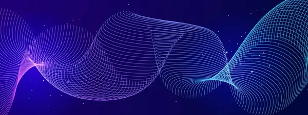 Akan Neon girdapları ve parıltıları olan soyut bir arkaplan. Yaratıcı ve Teknolojik Temalar İçin Mükemmel