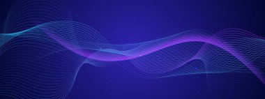 Arkaplanda Canlı Soyut Işık Dalgaları