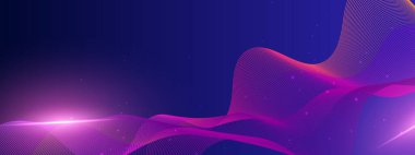 Akan Neon girdapları ve parıltıları olan soyut bir arkaplan. Yaratıcı ve Teknolojik Temalar İçin Mükemmel